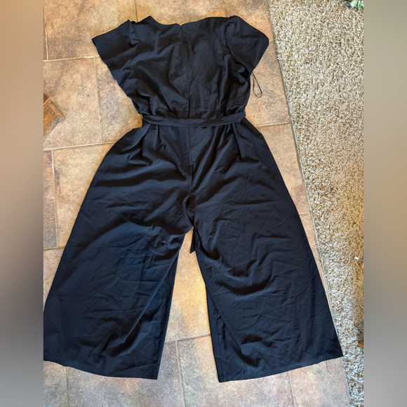Lane Bryant Black Wide-Leg Jumpsuit - Picture 2 of 5